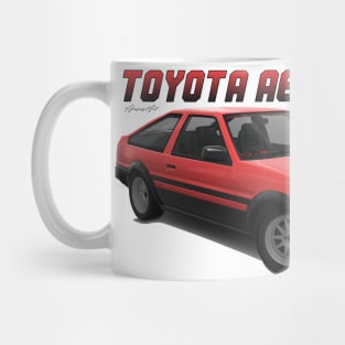 Toyota AE86 Sprinter Trueno Red Mug